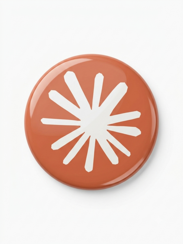 Broche colecionável 58mm Claude Code na categoria Geek & Tech da Bela Produções